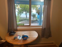 View of the lake from my window