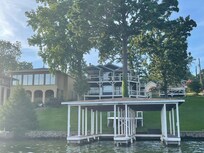 Great boat slip, fits large pontoon boat