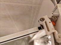 Shower cubicle door runner