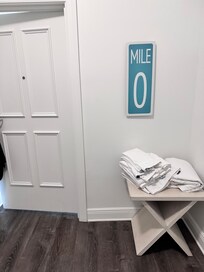 Clean linens for the next person, way to rush someone out of a room they literally already paid for