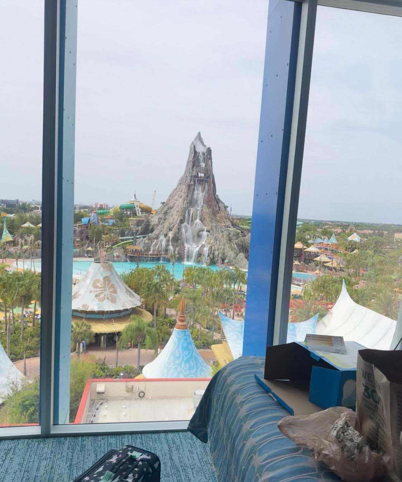 Great view from the hotel room