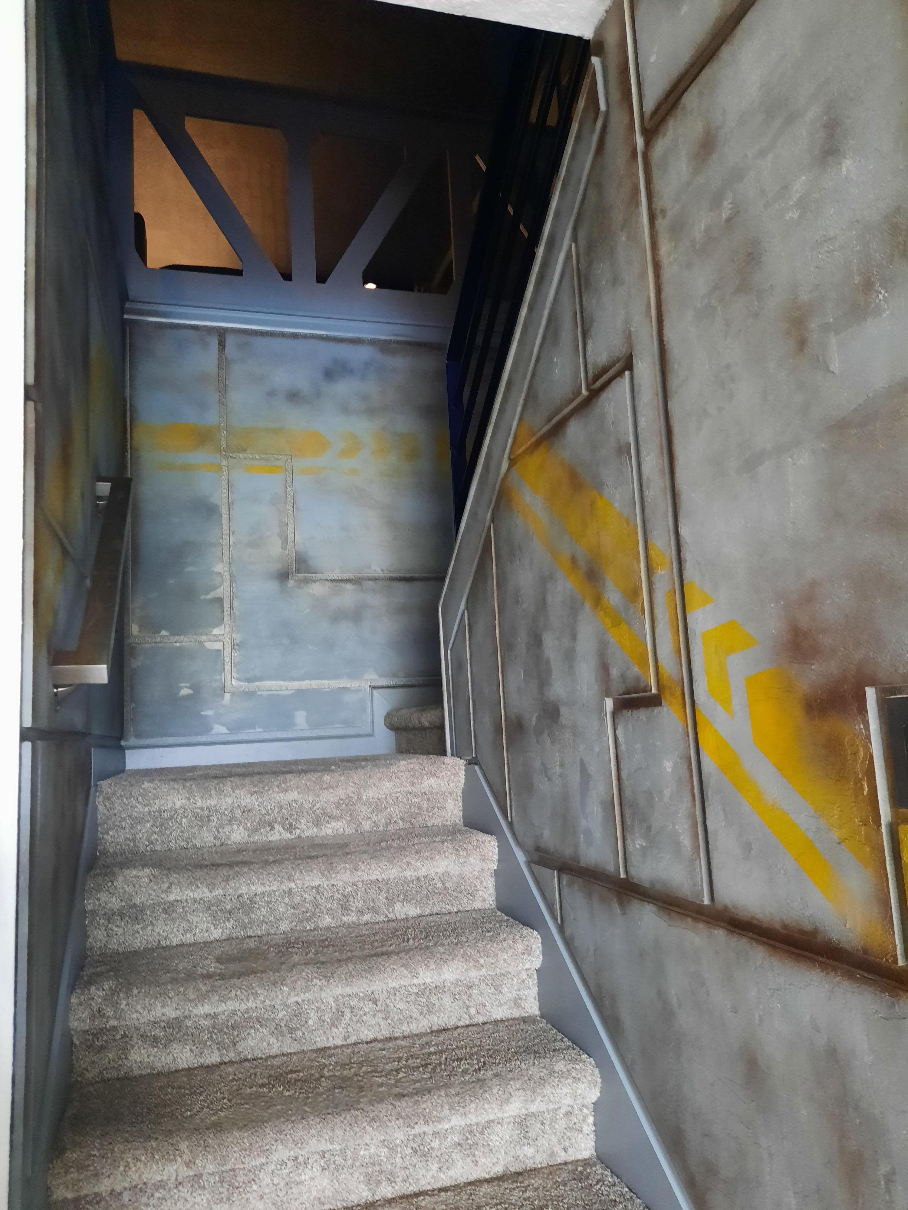 Going upstairs