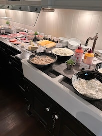Buffet petit déjeuner