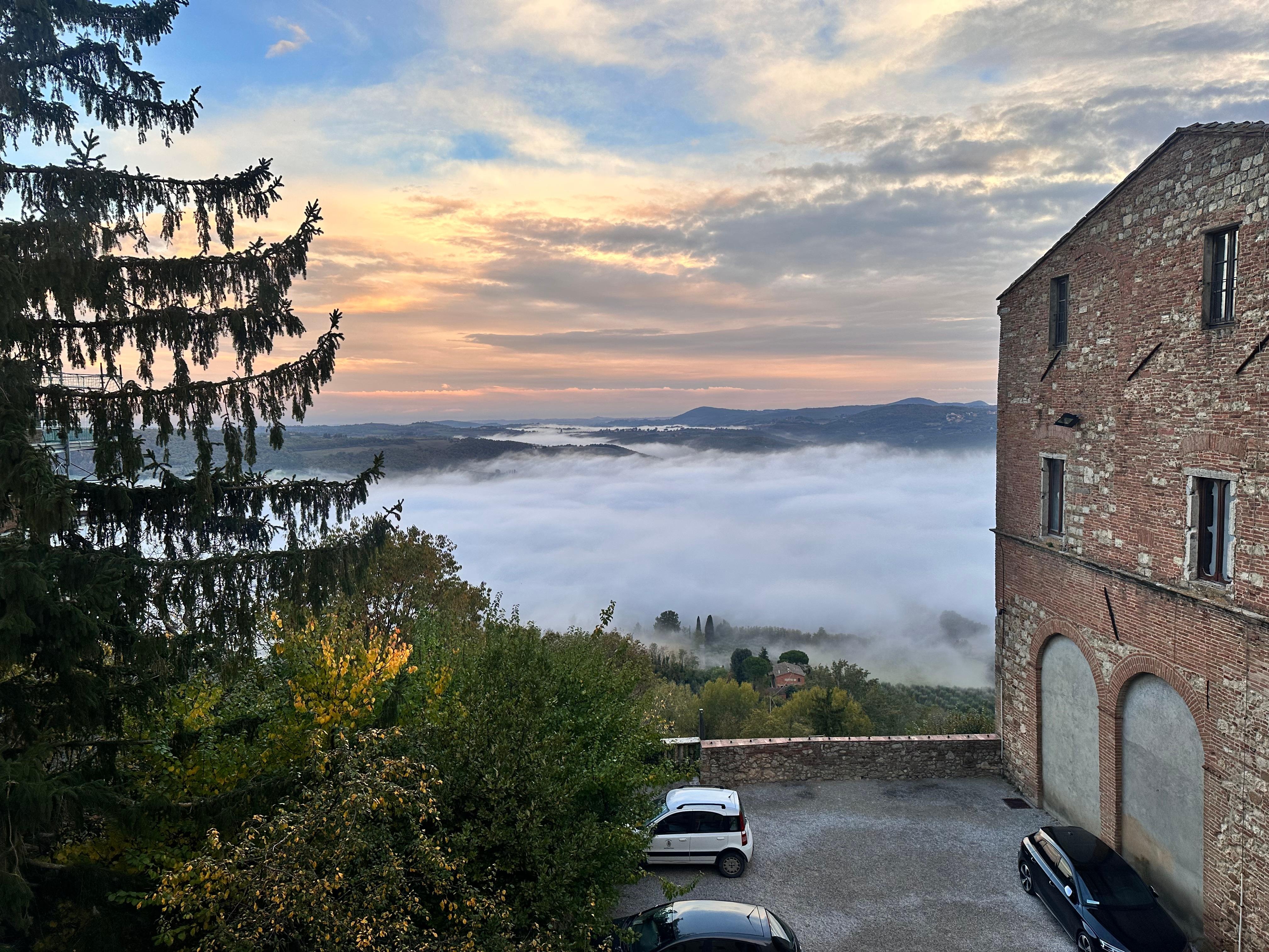 View + fog.  So beautiful!