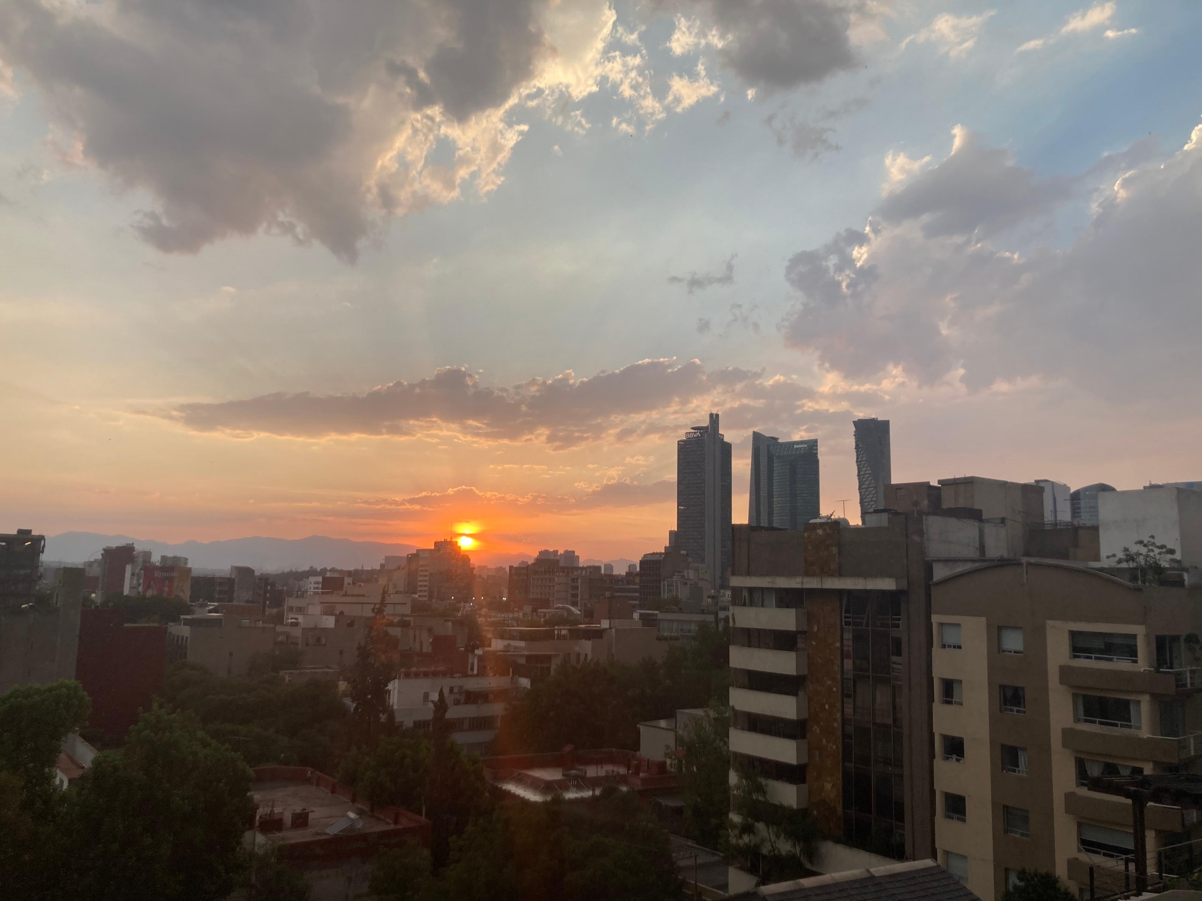 Sunset from 7th floor