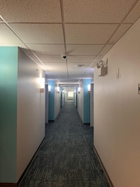 Renovated hotel.