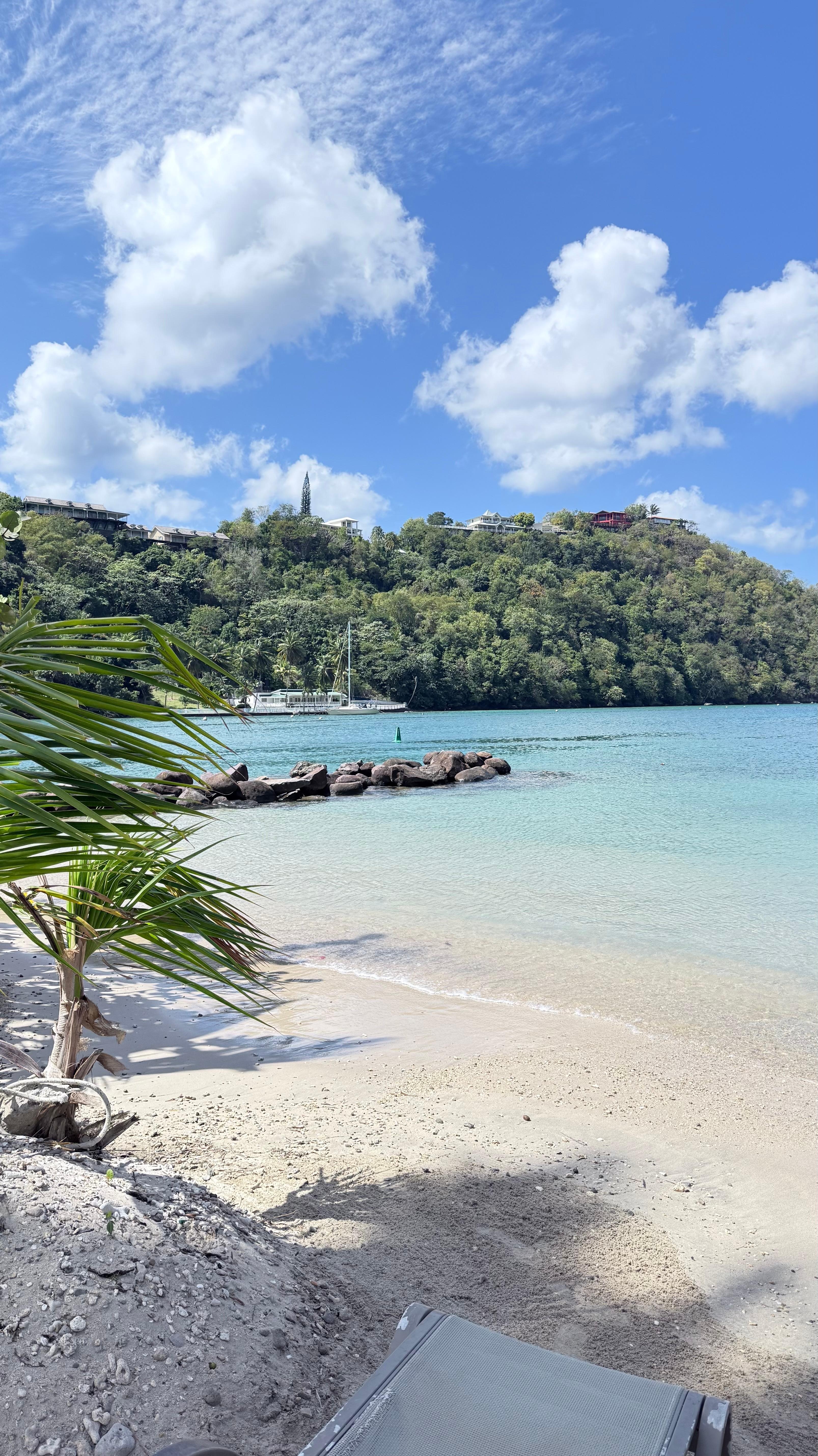 View from the Marigot Bay Beach