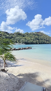 View from the Marigot Bay Beach