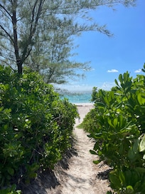 Path to Pink sands Beach