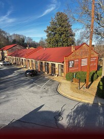 View of the lobby and coffee shop