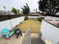 Really nice backyard totally fenced in