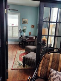 Downstairs parlor