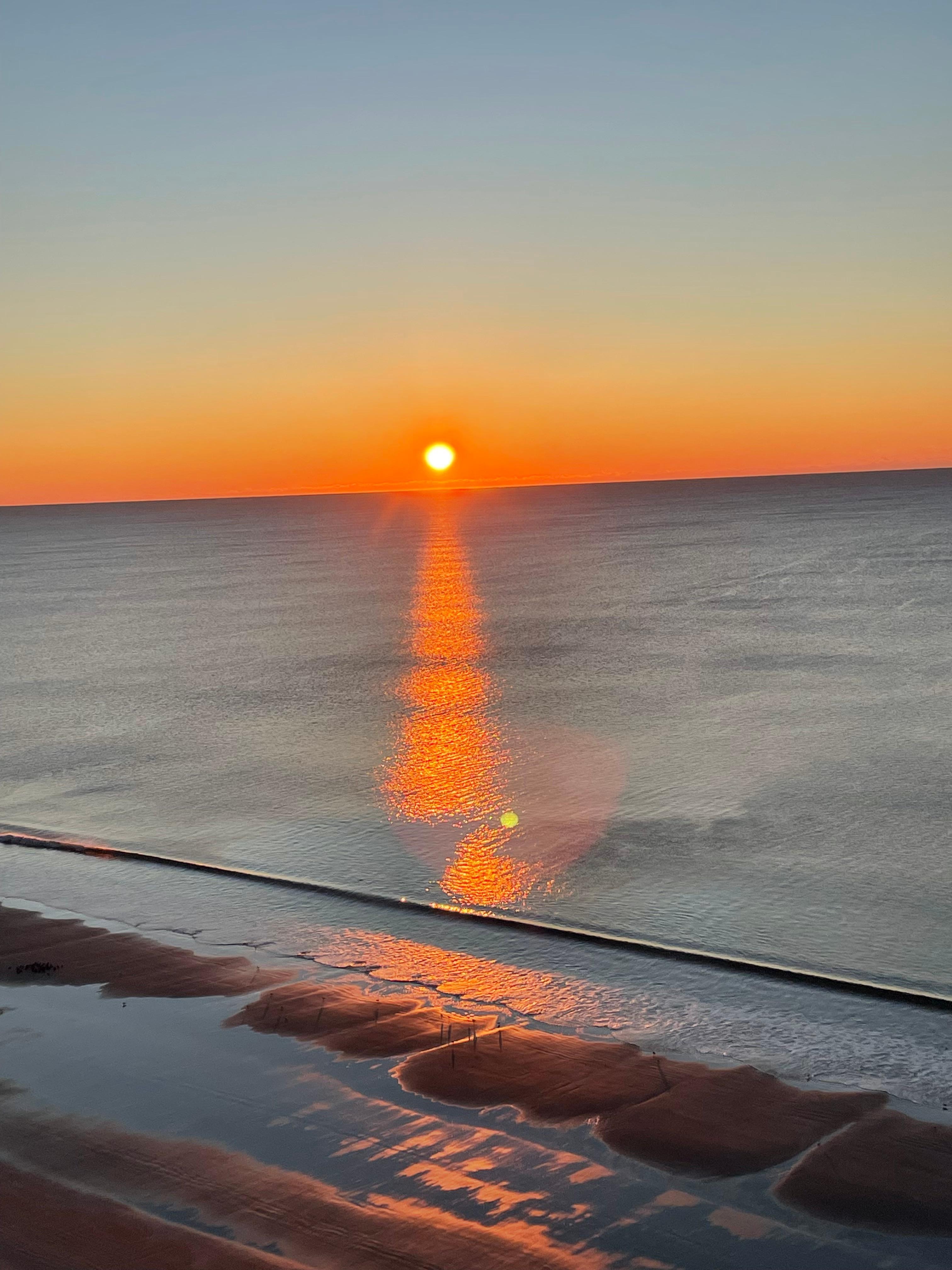 Sunrise from balcony