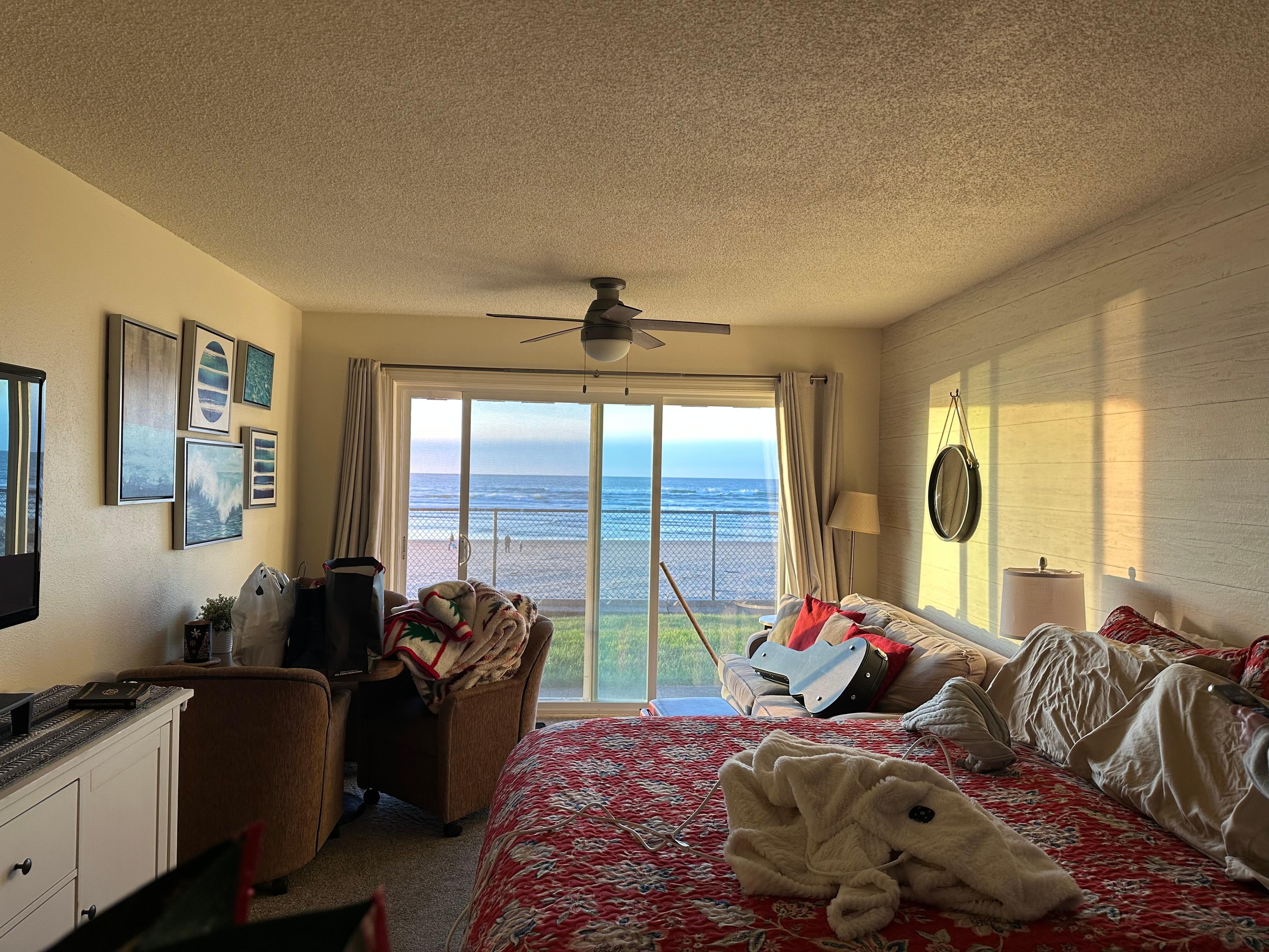 View from the kitchen. 