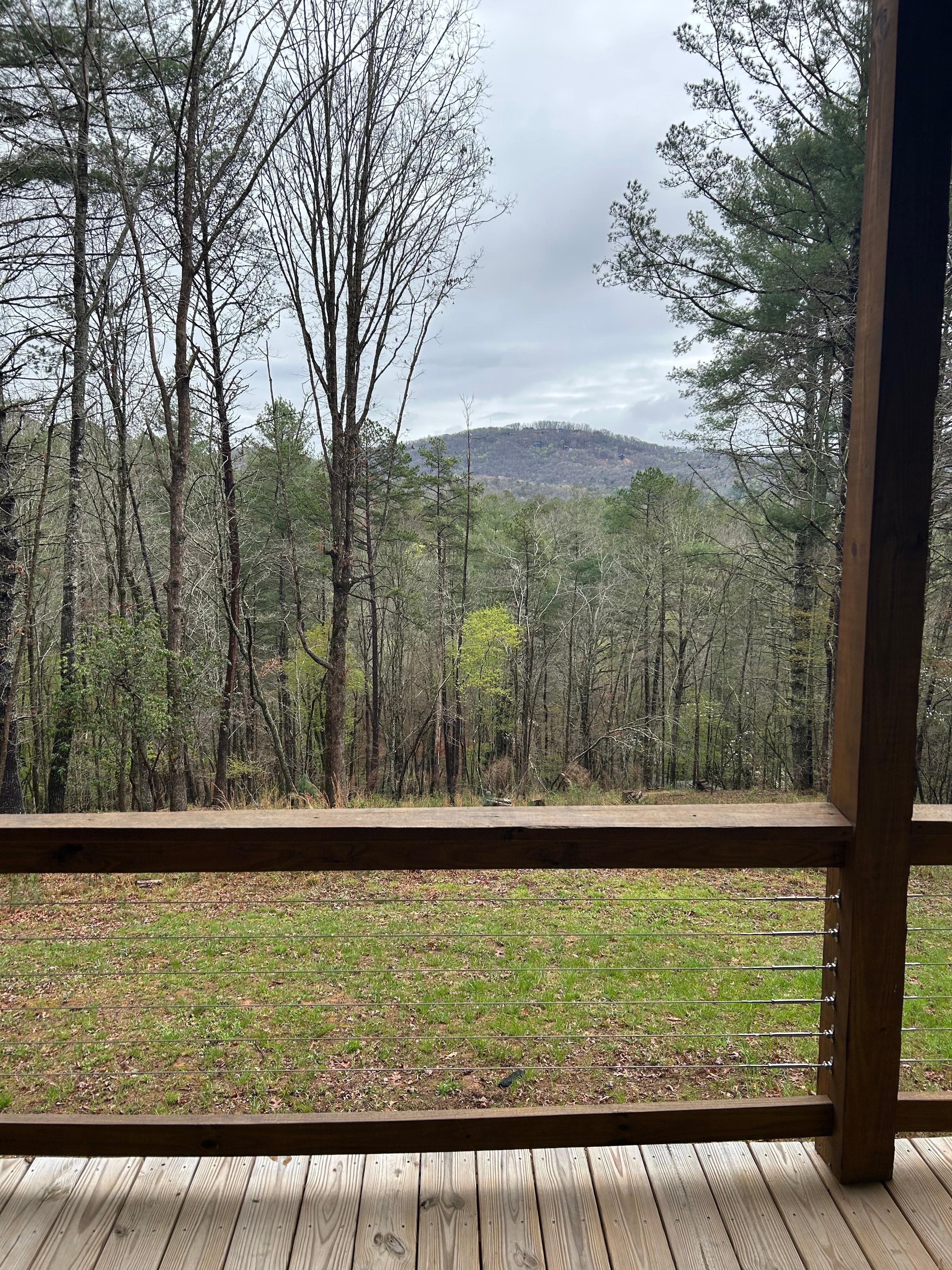 Center view from deck