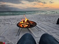 The bonfire service adds to the enjoyment!