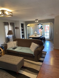 View as you walk in the front door