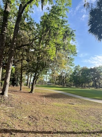 View on the first hole.