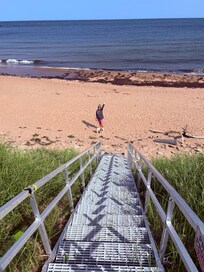 Stairs to the beach