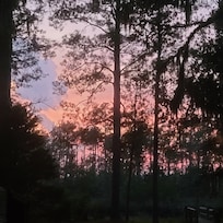 Sunset from the backyard