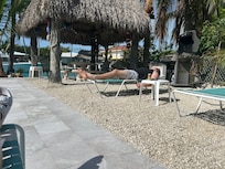 Space for sun and shade outsie