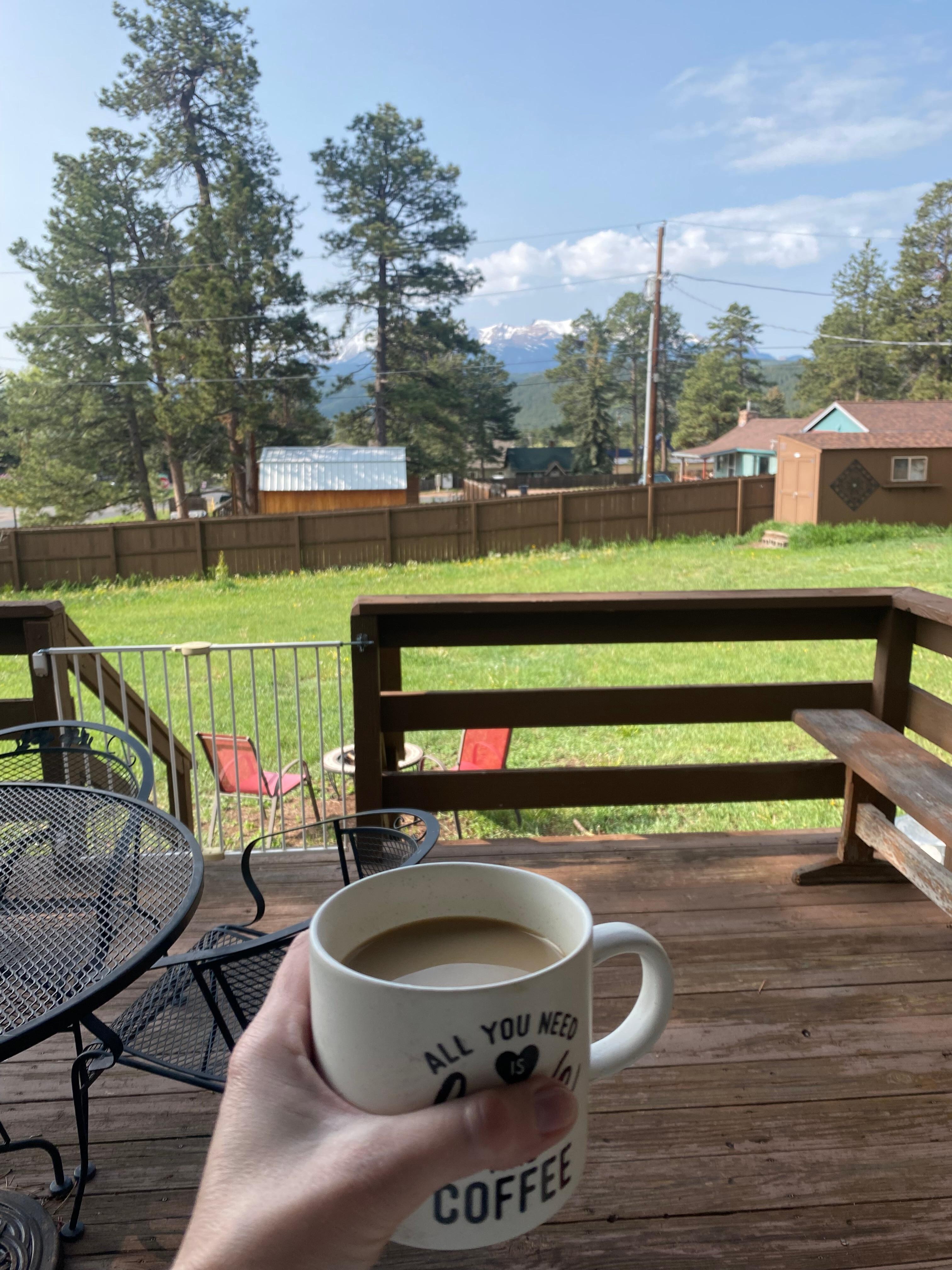 Coffee with a view