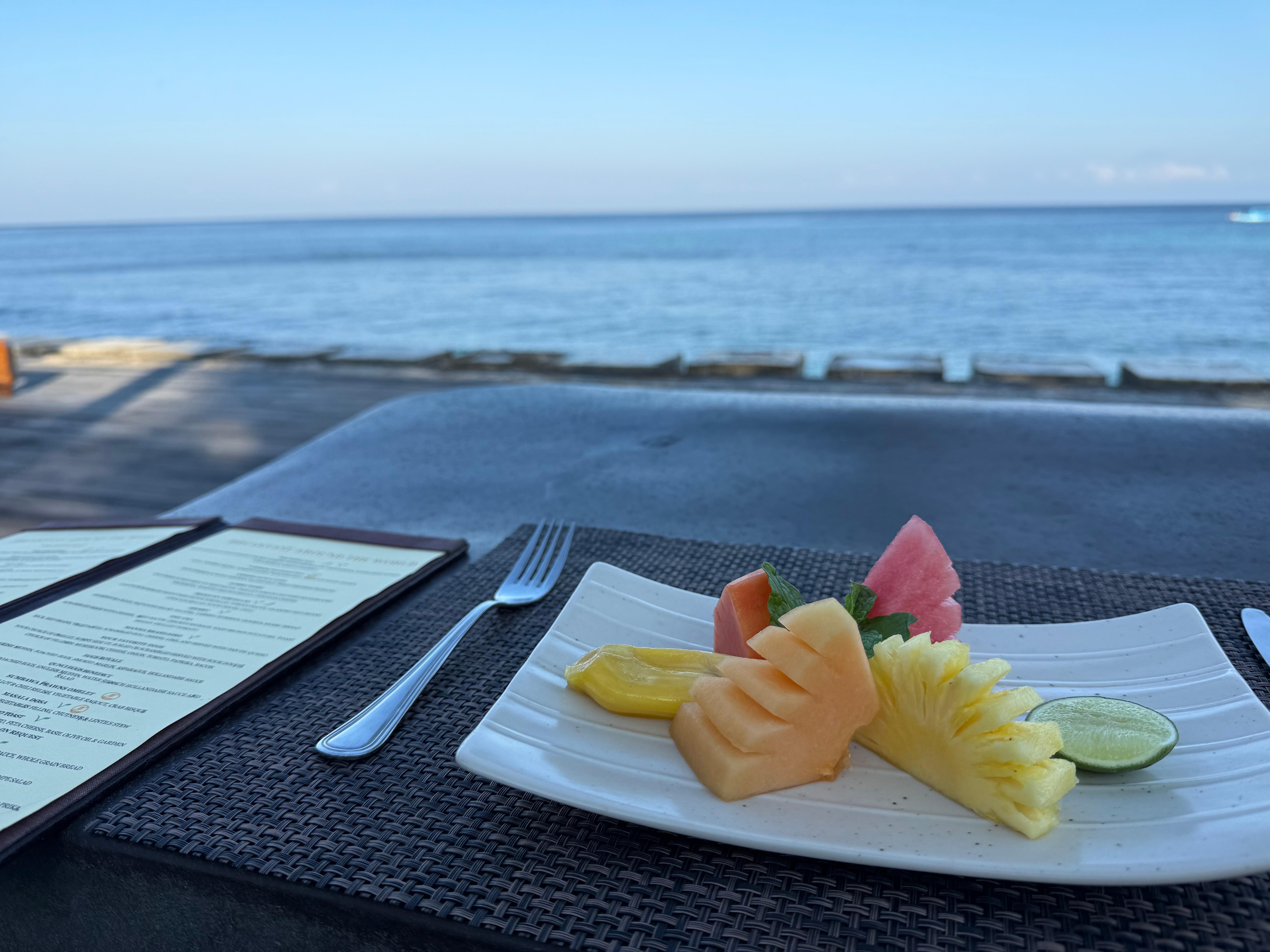Fruits at breakfast