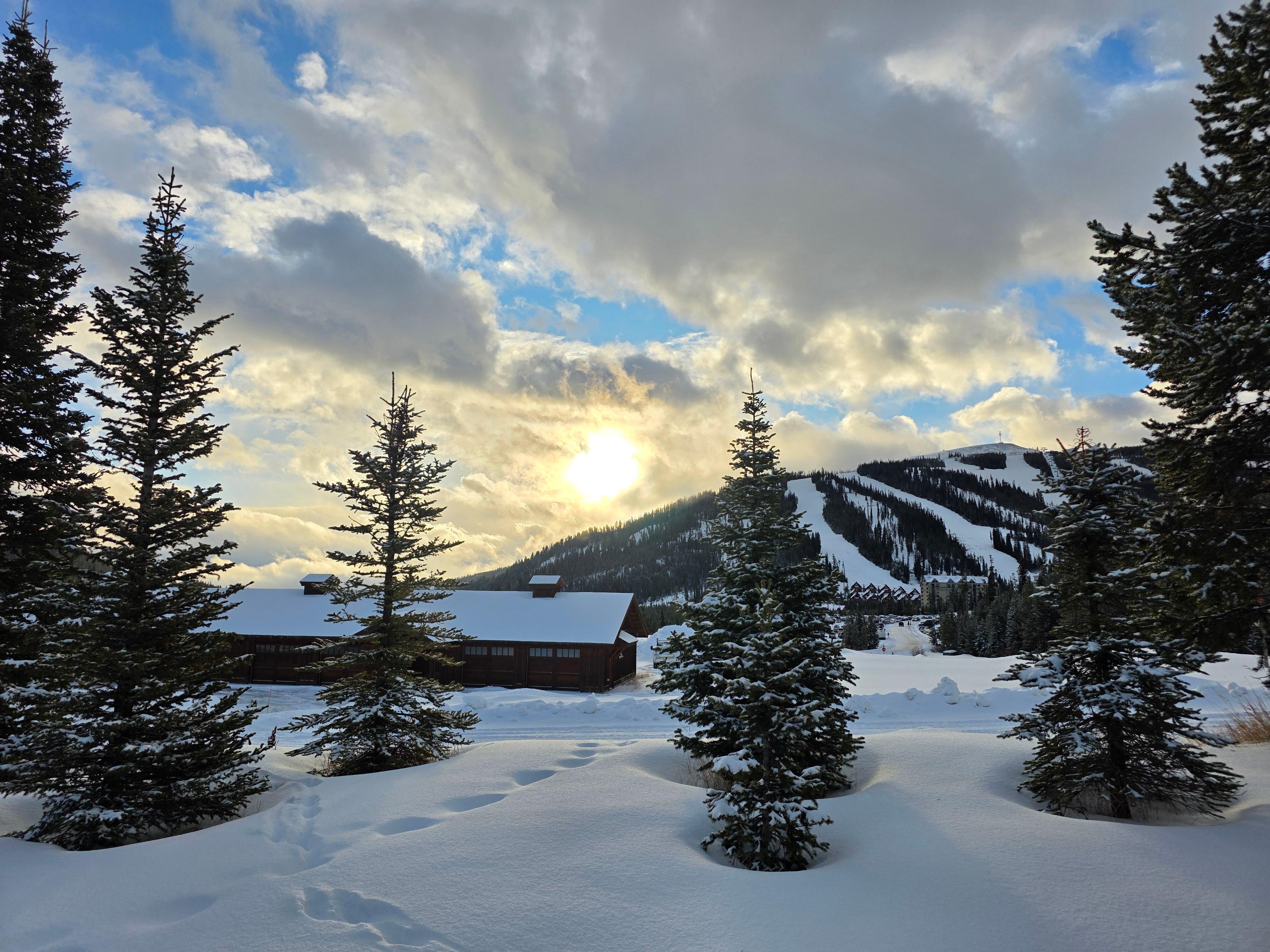 Beautiful view from the cabin.