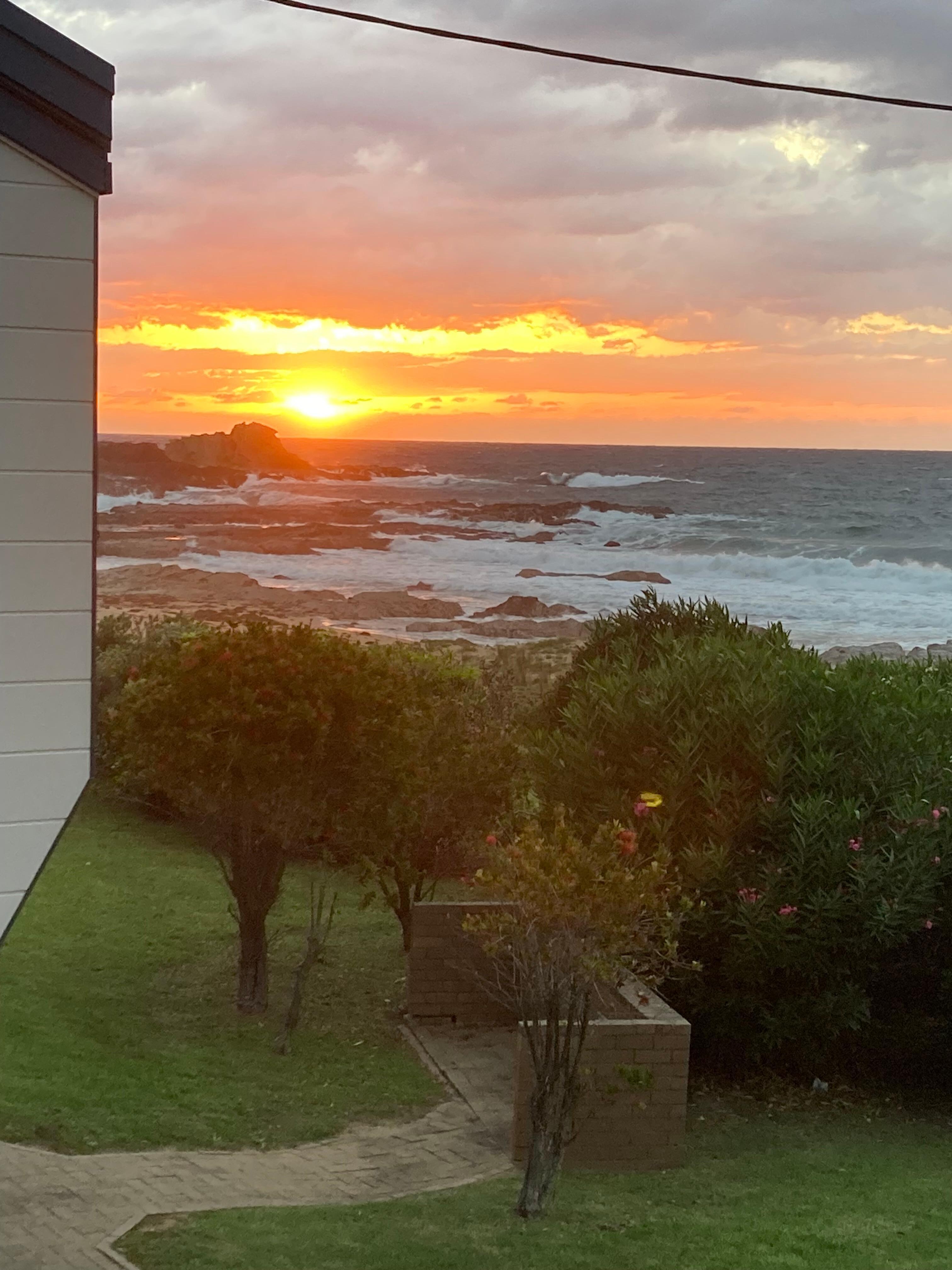 Sun up last day from unit.