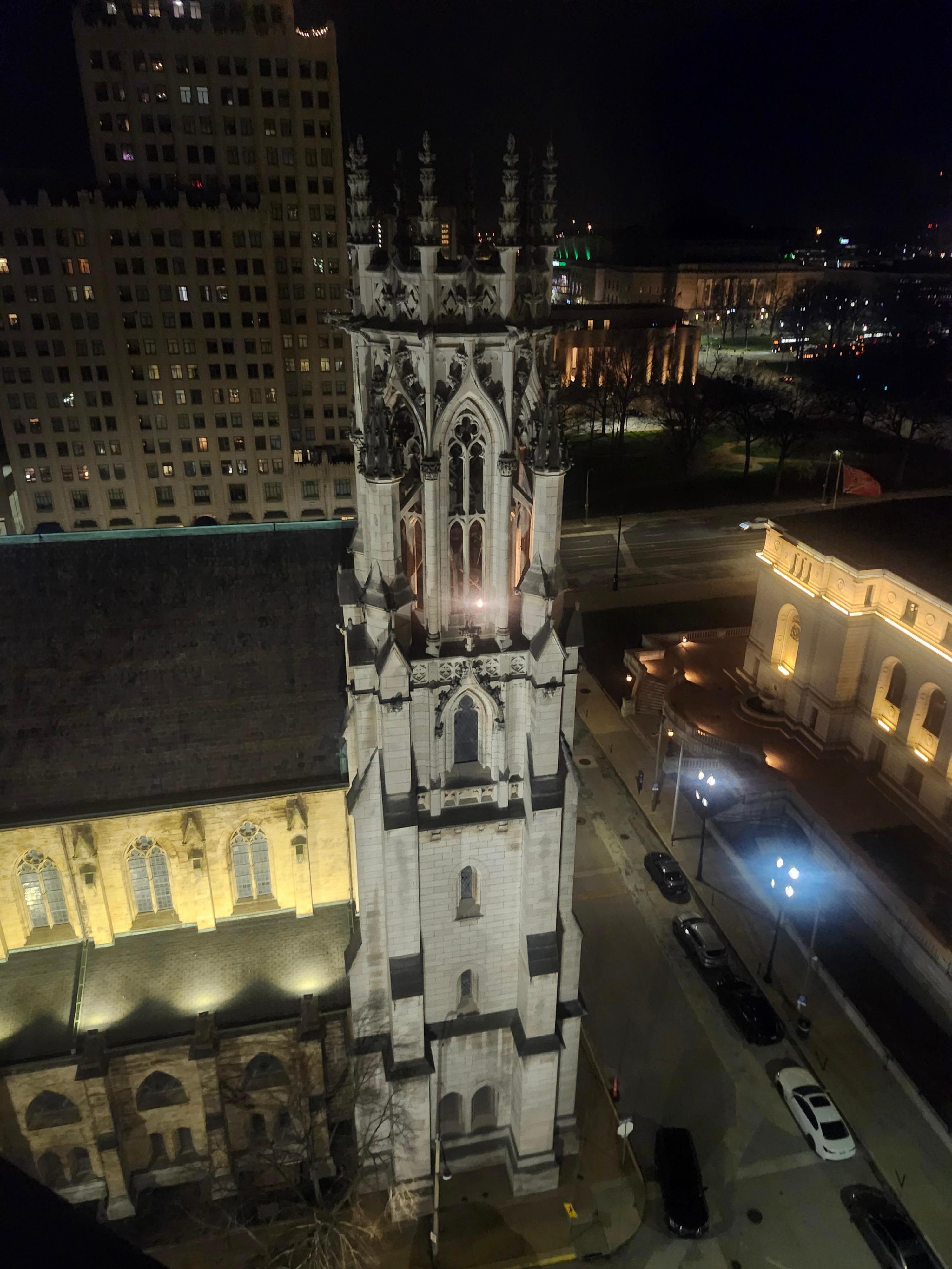 Cool view from our room 