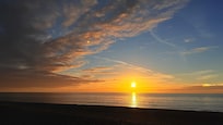 Sunset from beach