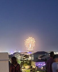 View from top deck