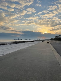 Beautiful sunset just a short walking distance away!