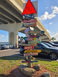 short walk to the bridge and Pier 220