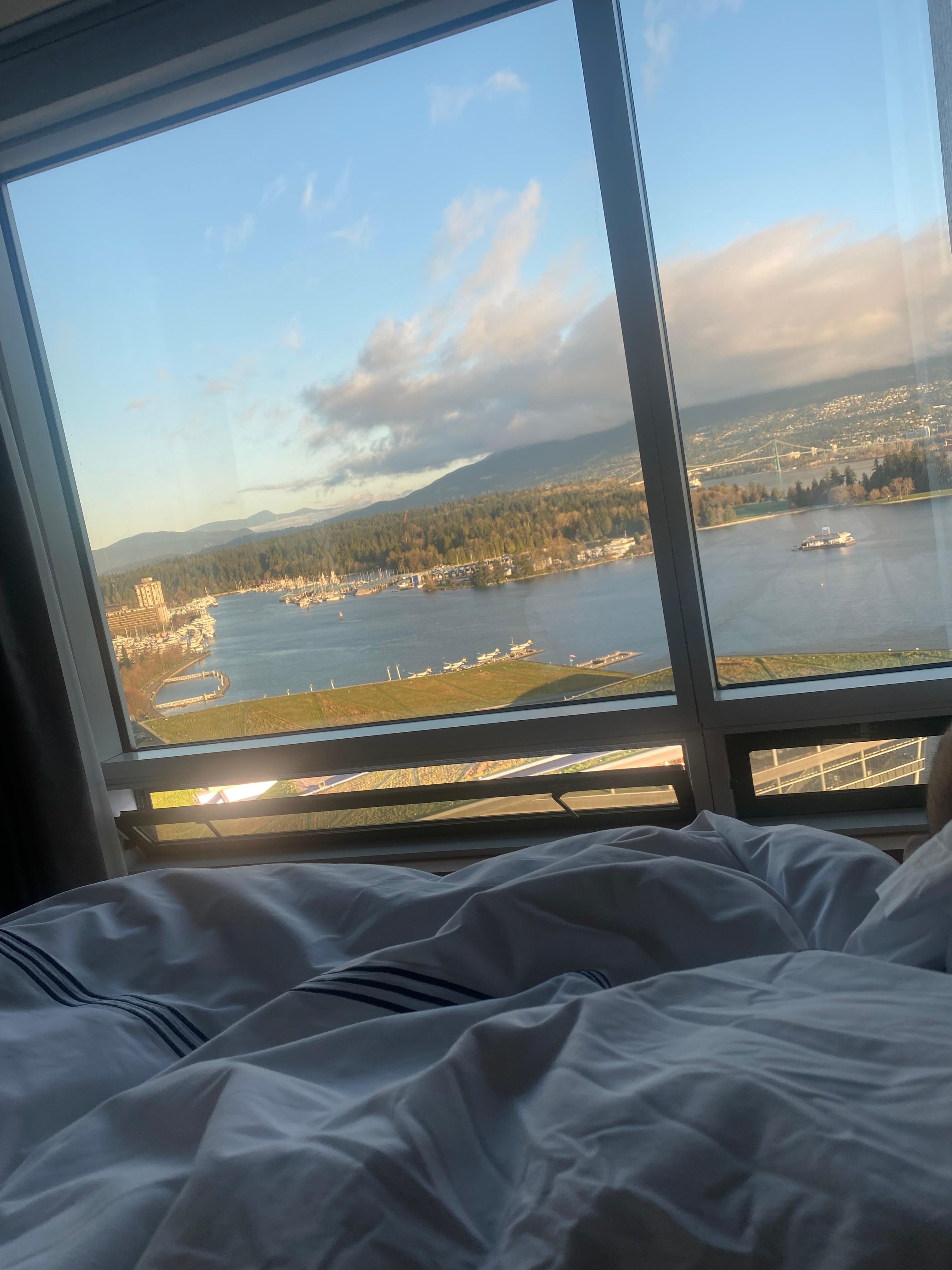 both city and water views 