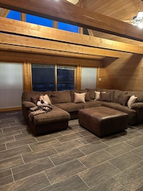 Larger seating area perfect for snuggling up by the fire.