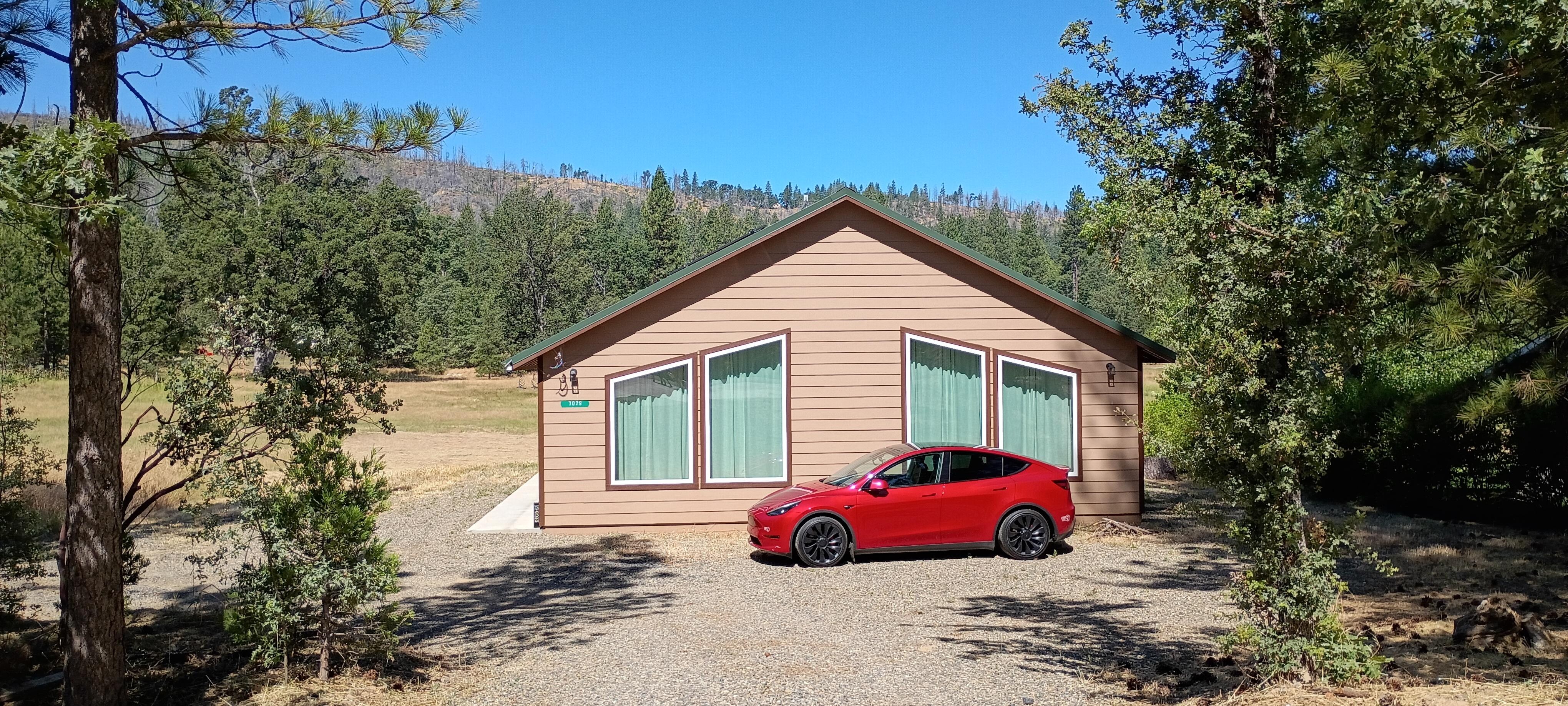 Front of the house was easy to find and parking is easy. 