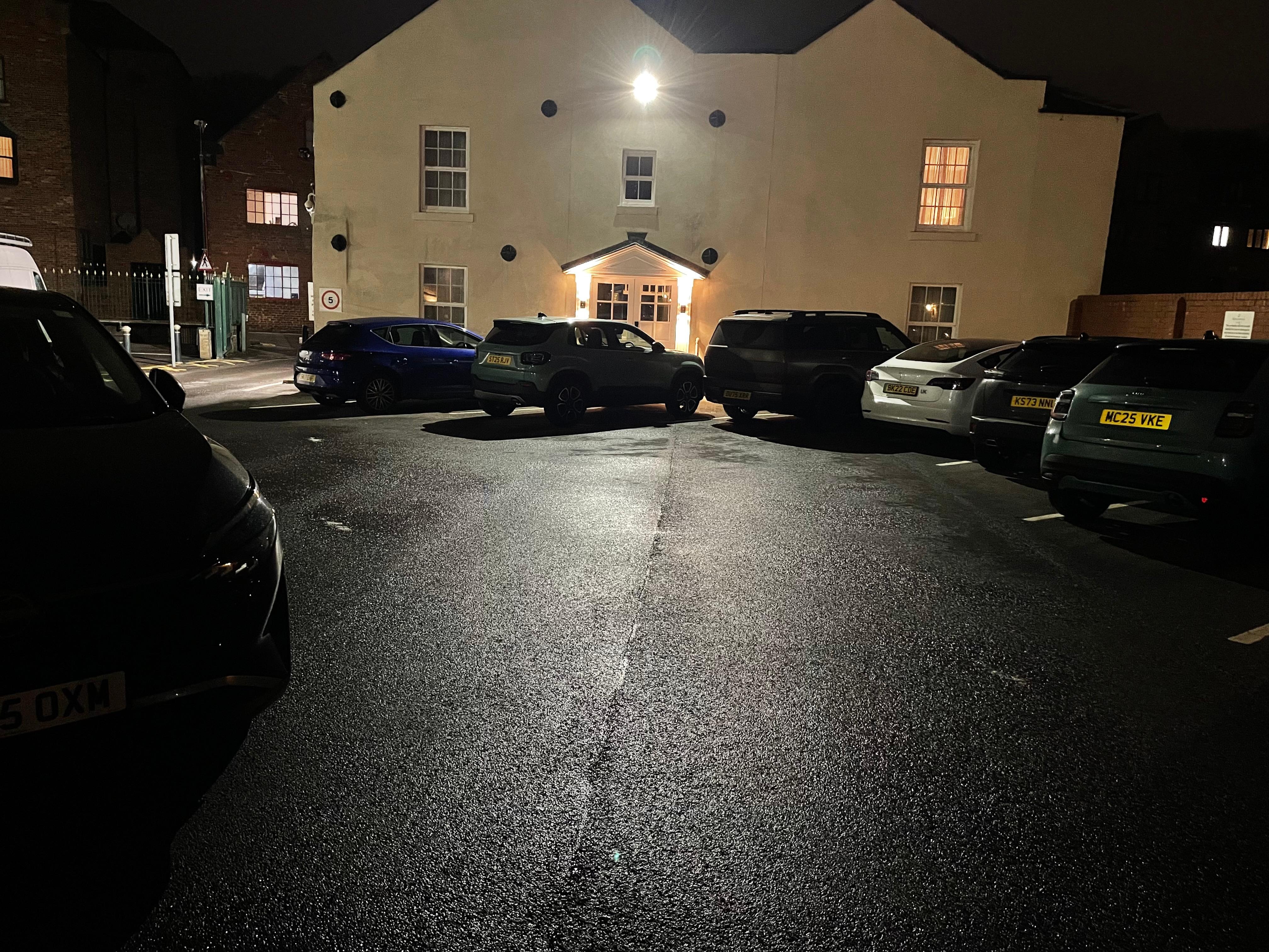 The outbuilding where the room was located