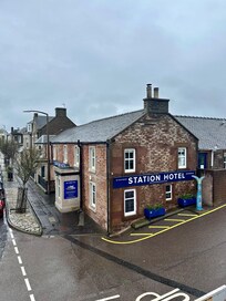 Outside of the hotel