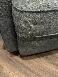 Giant tuft of dog hair, if this unit was cleaned how did they miss this?