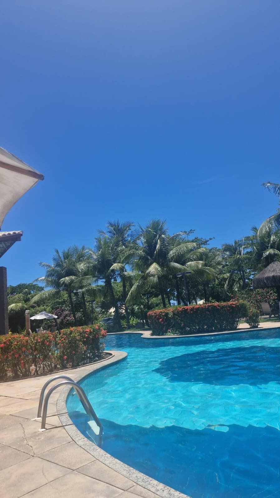 As piscinas do hotel são maravilhosas