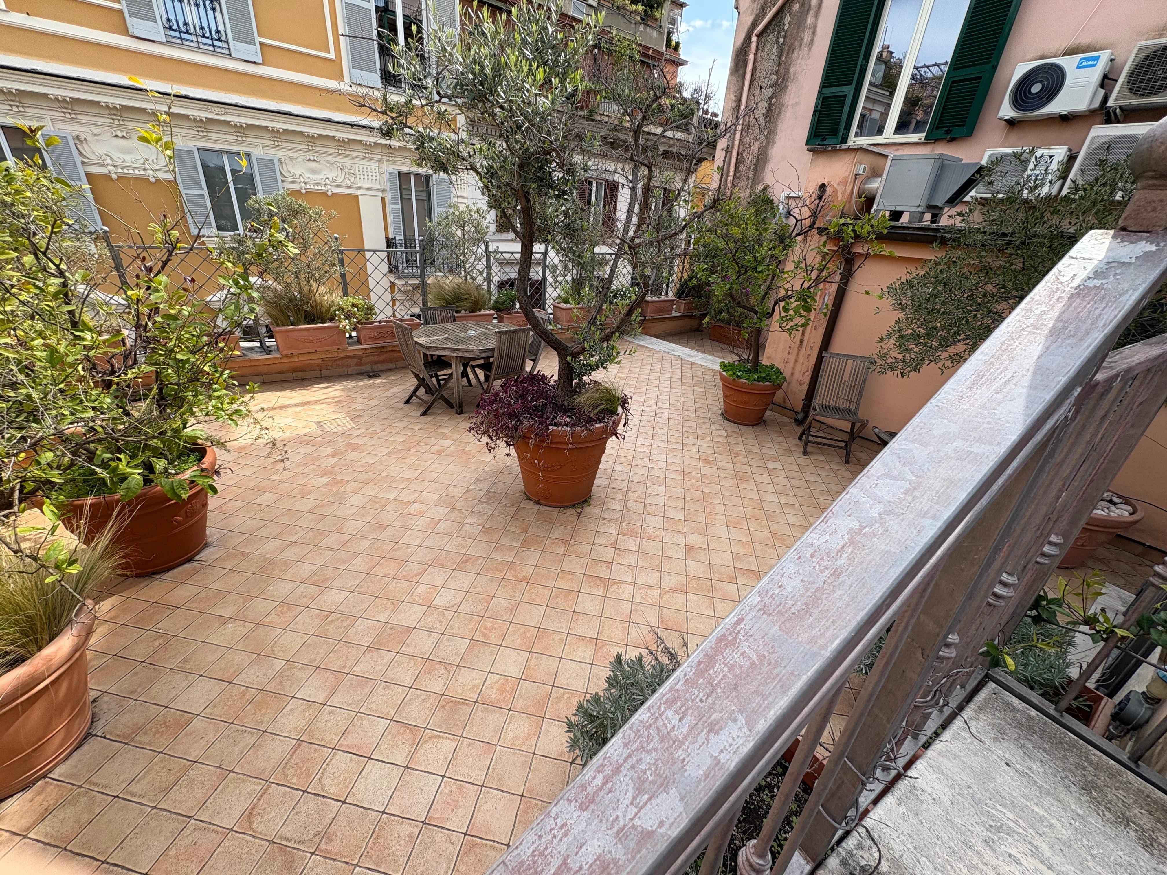 Huge terrace off of our room