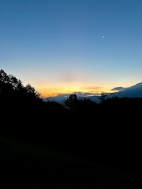 This was our evening view!