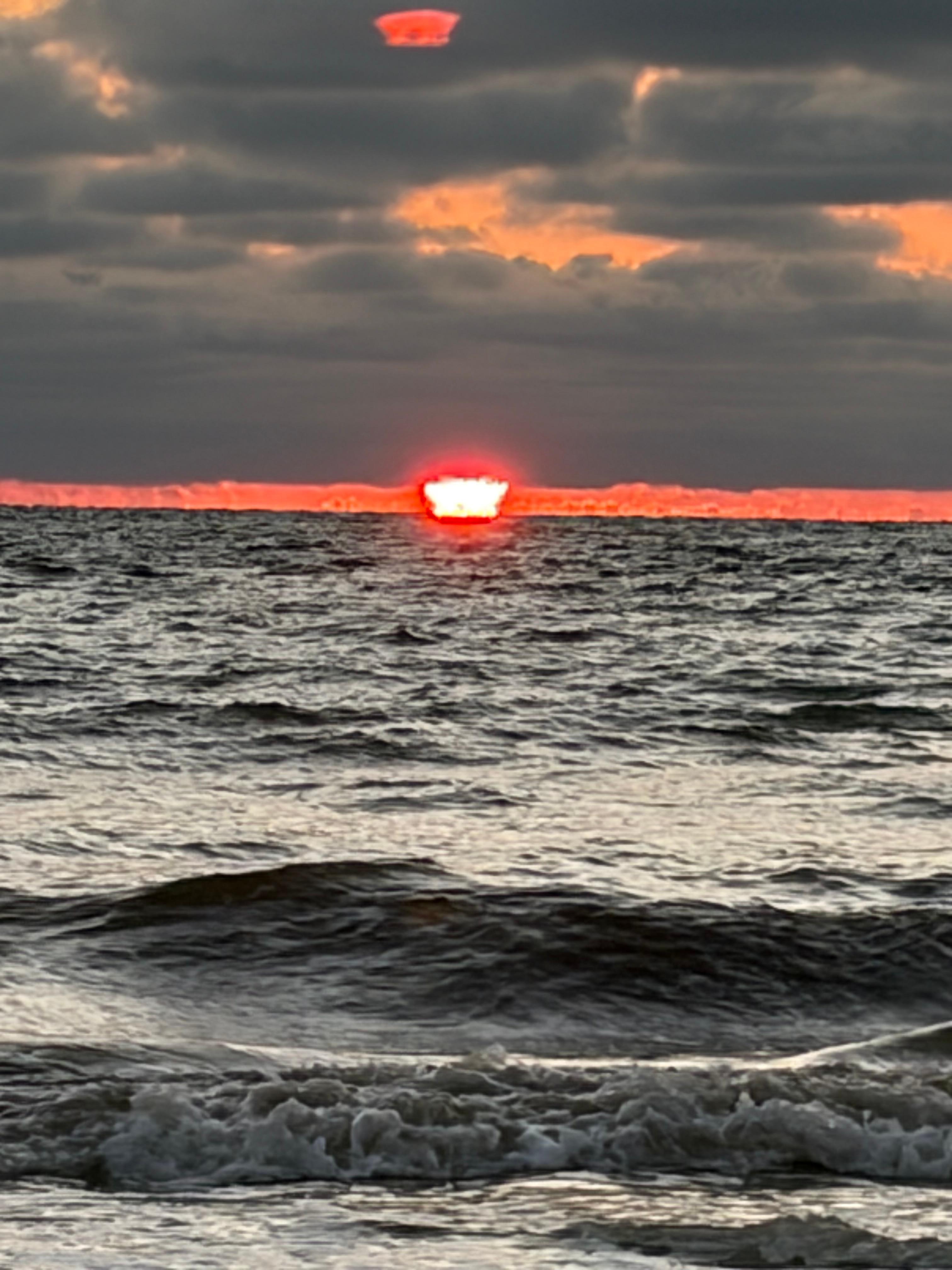 Sunset on the beach