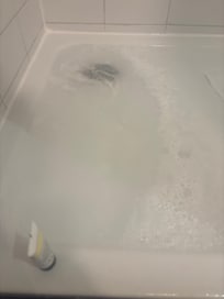 Shower did not drain.