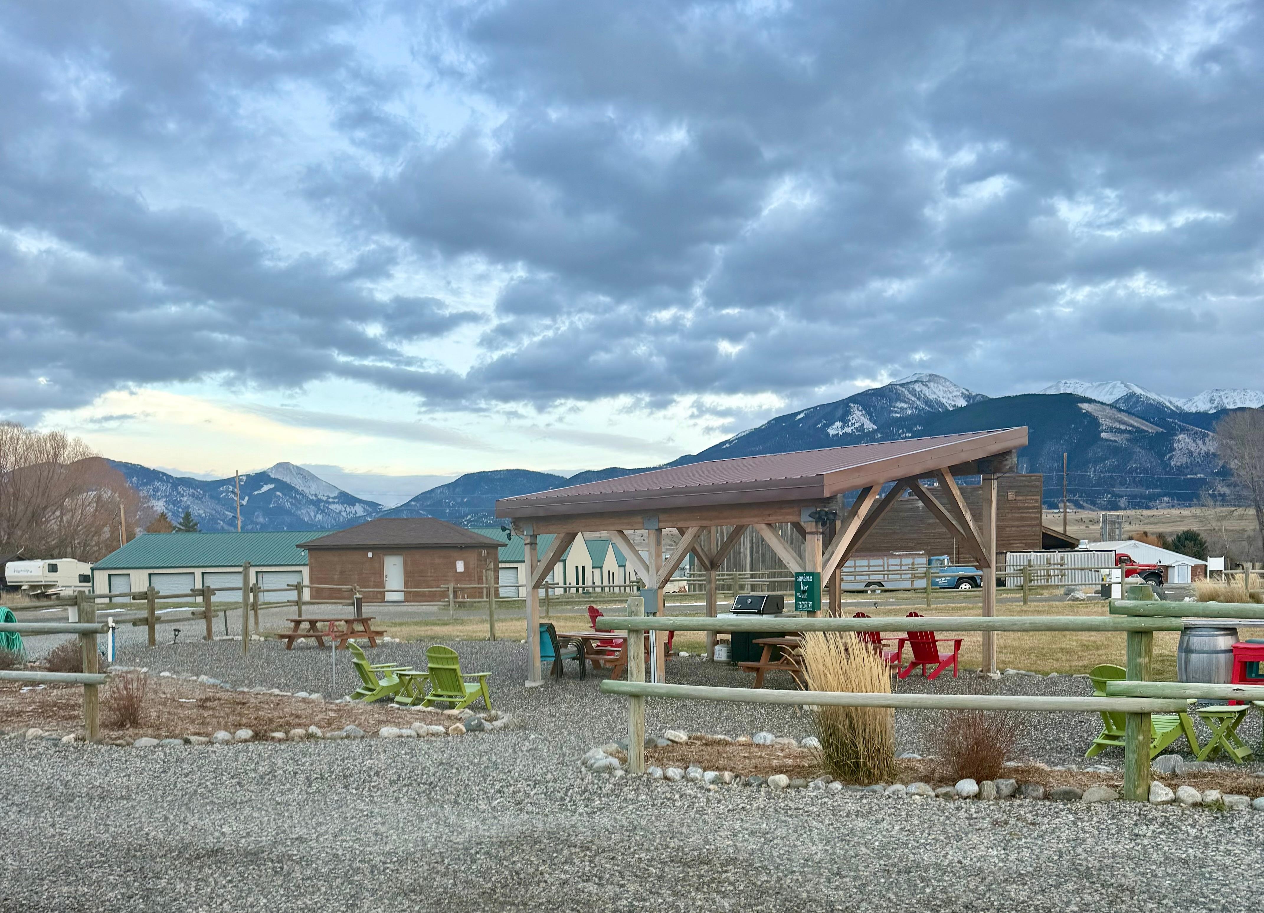 View in the other direction from our cabin