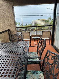 The lanai was great, we usually ate out there