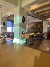 Inside restaurant