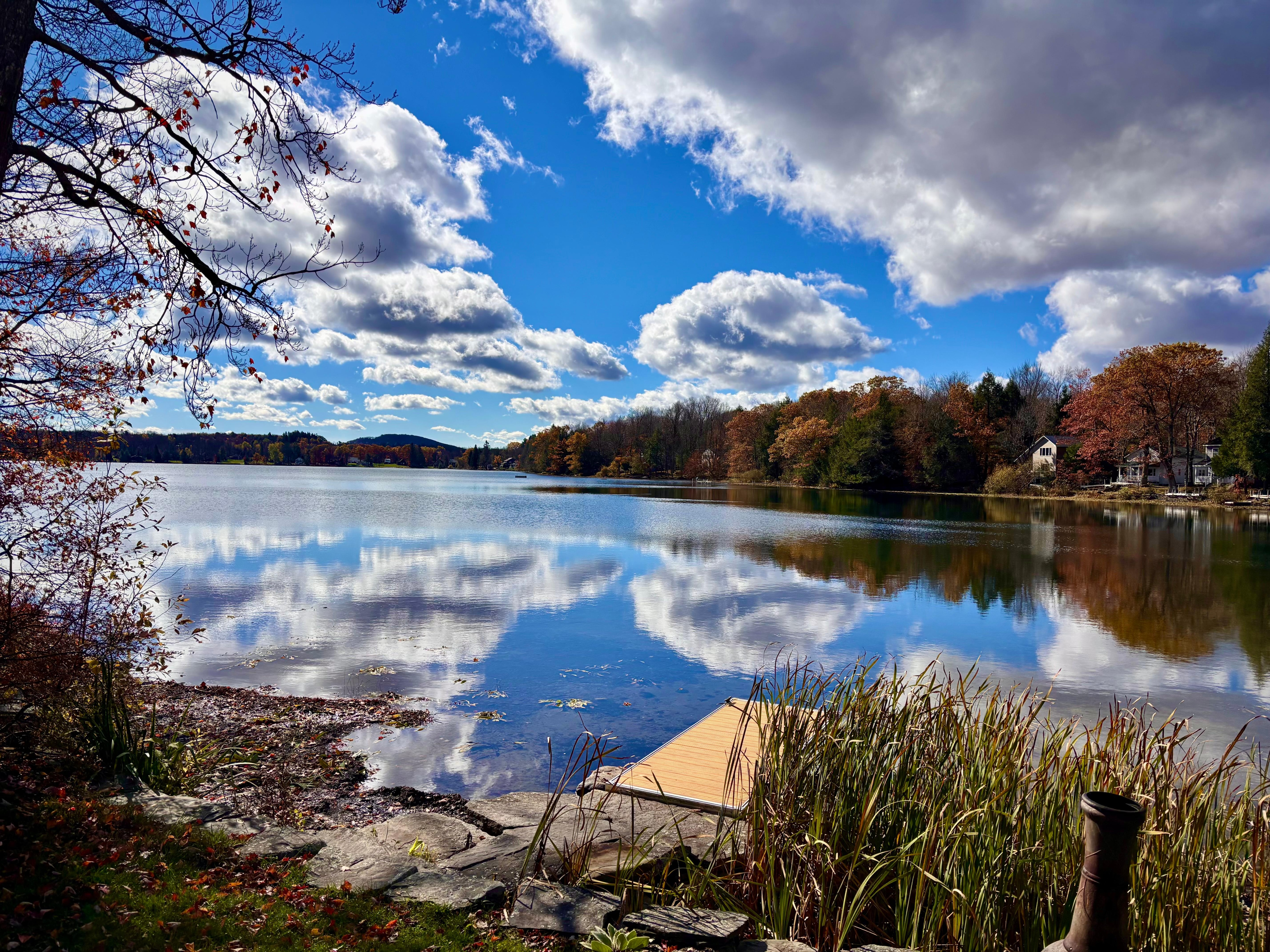afternoon skies off the porch. 