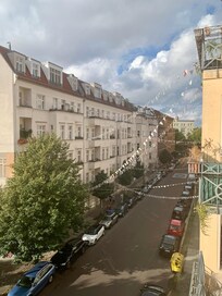 Our street from the front balcony